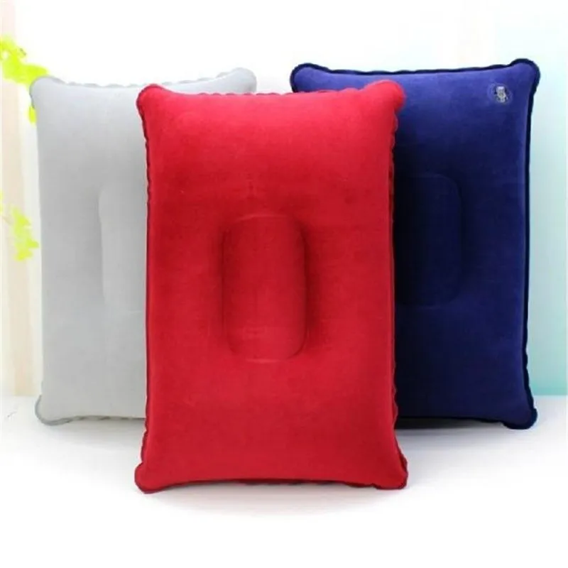 

New Outdoor Travel Air Pillow Beach Inflatable Cushion Car Head Rest Hiking Inflatable Portable Folding Double Sided Pillow