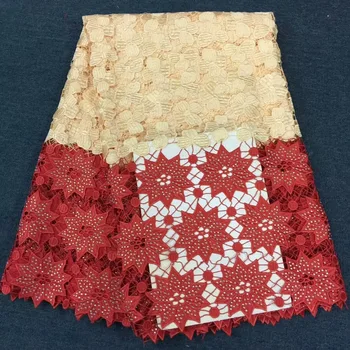 

Madison african stones lace fabrics guipure lace fabric 2019 high quality nigerian cord lace fabrics for wedding dress