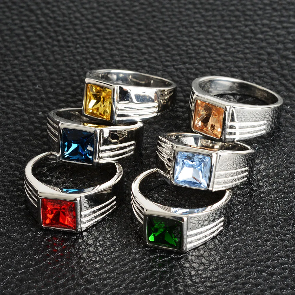 Keisha lena, новинка, 6 цветов, кольцо, Манхэттен, колледж, мужское кольцо, нержавеющая сталь, школьные ветеранские кольца для мужчин