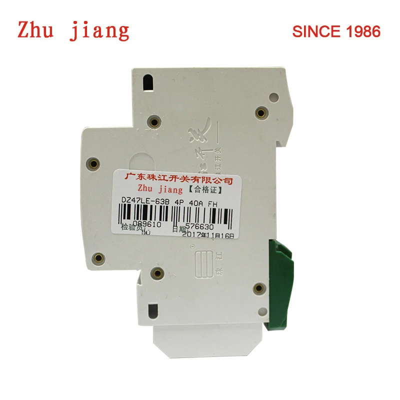 Автоматический выключатель остаточного тока RCCB, сочетающий в себе Защита от перенапряжения ОПН 4P 63A