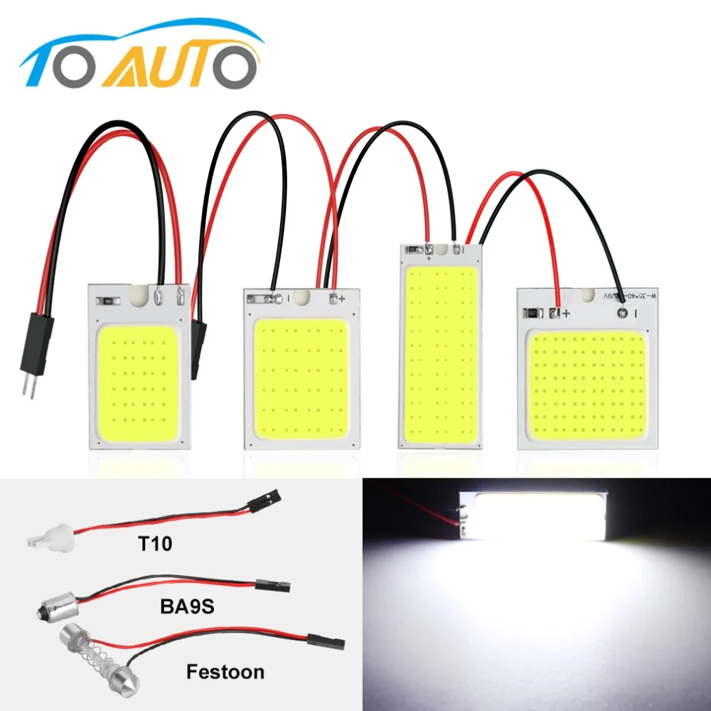 2 шт. панель Led C5W Festoon BA9S T4W T10 адаптер купольный светильник для чтения карта лампа