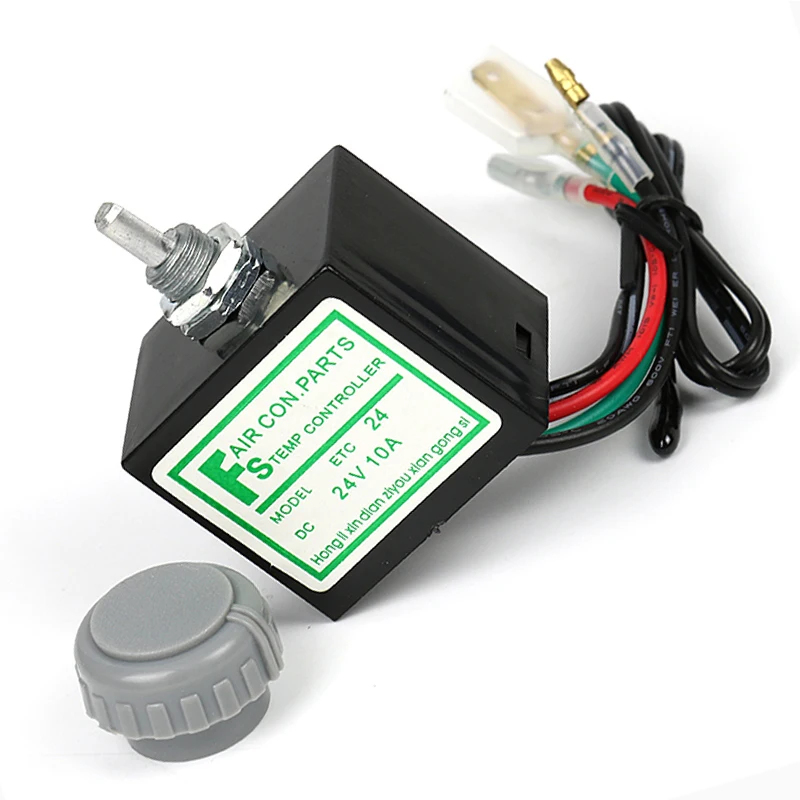 

For Car Auto A/C Air Conditioner Evaporator DC 12V/24V 10A With Sensor Temperature Rotary Switch