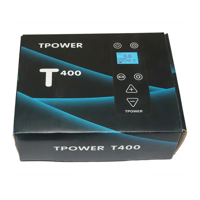 Envío Gratis nuevo diseño T-400 tatuaje fuente de alimentación producto preestablecido de fuentes de alimentación tatuaje