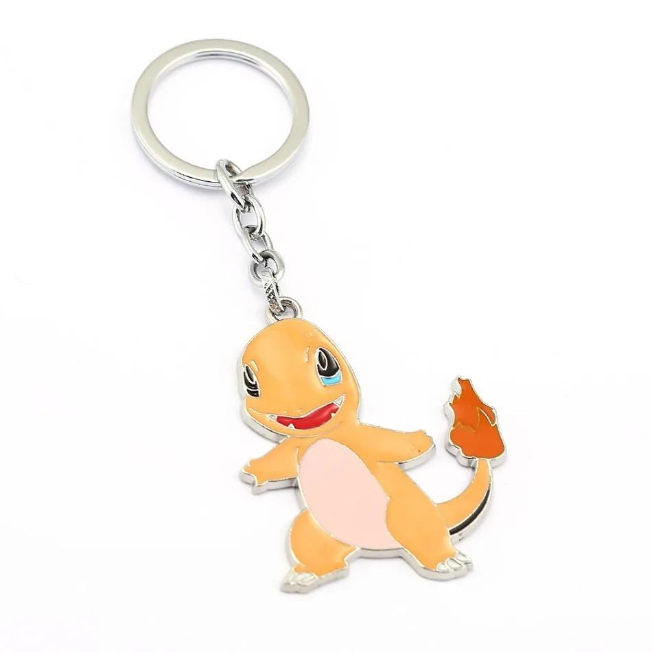 

Pokemon Go Keychain Charmander Key Rings Holder Gift Chaveiro Car Salamandre Key Chain Jewelry Game Souvenir