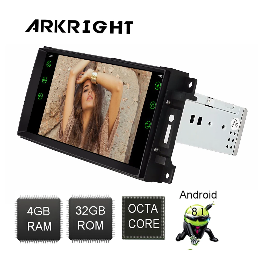 Flash Deal ARKRIGHT 8" Android Car Radio for Jeep Grand Cherokee/compass/Commander 4+32gb Car Player GPS/autoradio/car DVD player/ with DSP 1