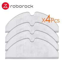 4 шт. подходит для Xiaomi Roborock робот S50 S51 пылесос запасные Запчасти Наборы вставка из ткани для швабры, 2-е поколение сухой мокрой Чистка уборка