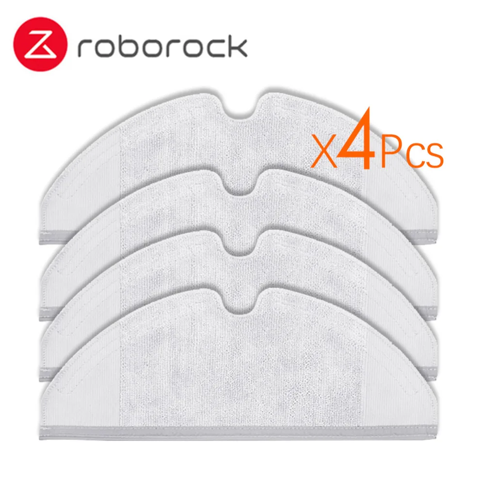 

4Pcs Suitable for Xiaomi Roborock Robot S50 S51 Vacuum Cleaner Spare Parts Kits Mop Cloths Generation 2 Dry Wet Mopping Cleaning