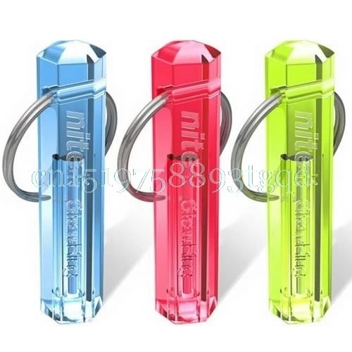 Nite Tritium Glowing Illuminated Keyring Keychain Glow Stick Ring 10 Years T518
