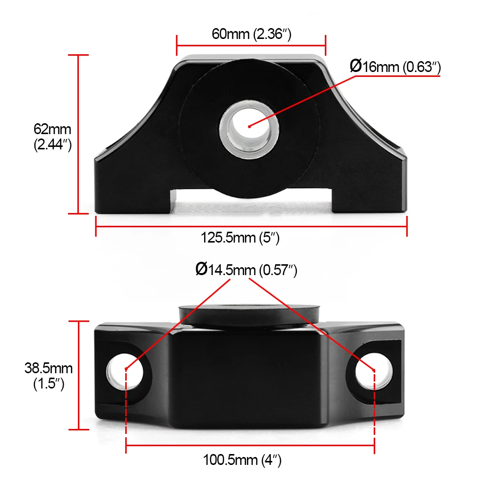 Billet Motor Torque Mount Kit for Honda Civic EG EK Engine B16 B18 B20 D16 D15 engine mount bracket