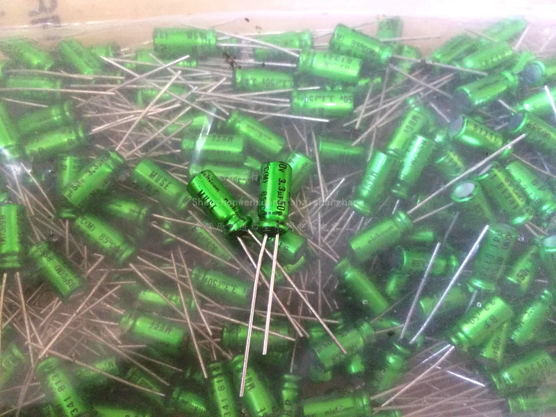 

10pcs NEW Nichicon MUSE BP ES 3.3uF/50V (Bi)Non Polar Nonpolar Bipolar HiFi Audio Capacitor 50v3.3uf