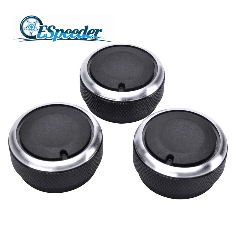 Buy 3PCS Car Air Conditioning Heat Control Switch Knob