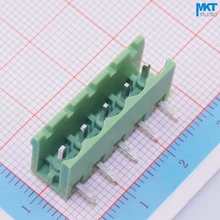100 шт. 5 P 5,08 мм Шаг открытые стороны прямоугольный контактный провод с вилкой провода клеммный блок разъем