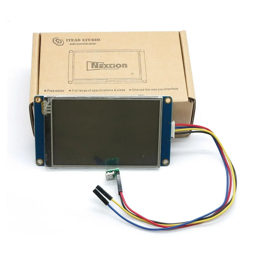 Nextion 3 5 дюймов HMI TFT LCD сенсорный дисплей модуль NX4832T035 умный USART UART серийный для