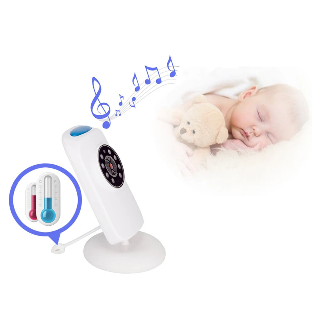 CYSINCOS Новый беспроводной 2,4 дюймов цифровой ЖК-монитор для младенца камера ночного видения Аудио Видео 9 языков высокое качество детский