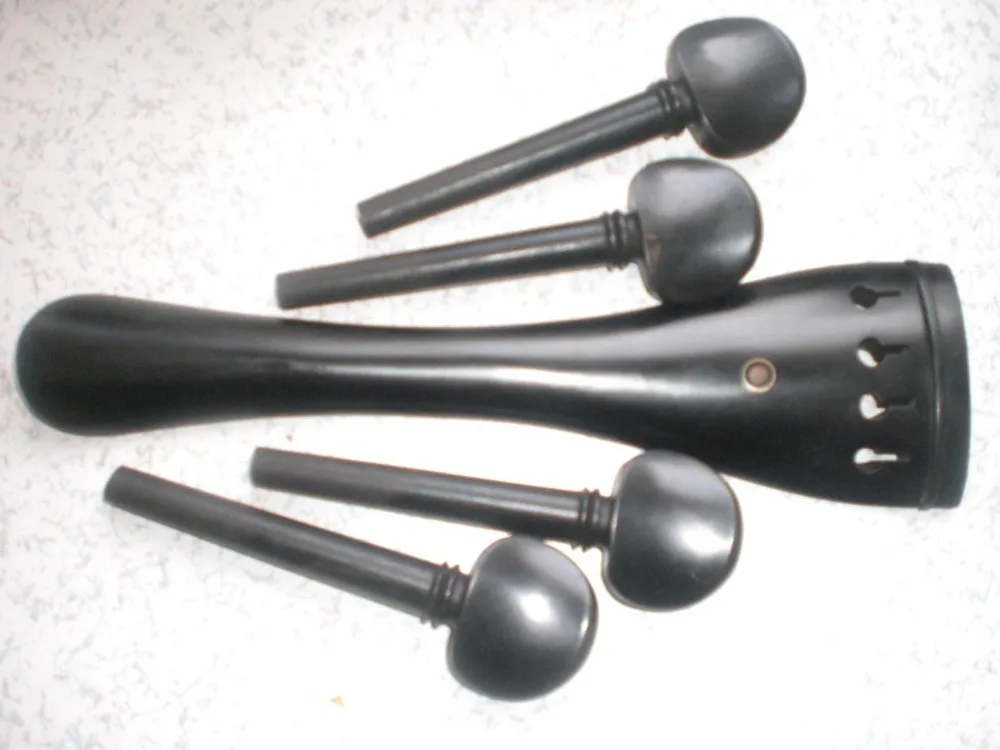 

3 Sets Quality Ebony Cello fitting 4/4 in Three types with Tail piece & pegs