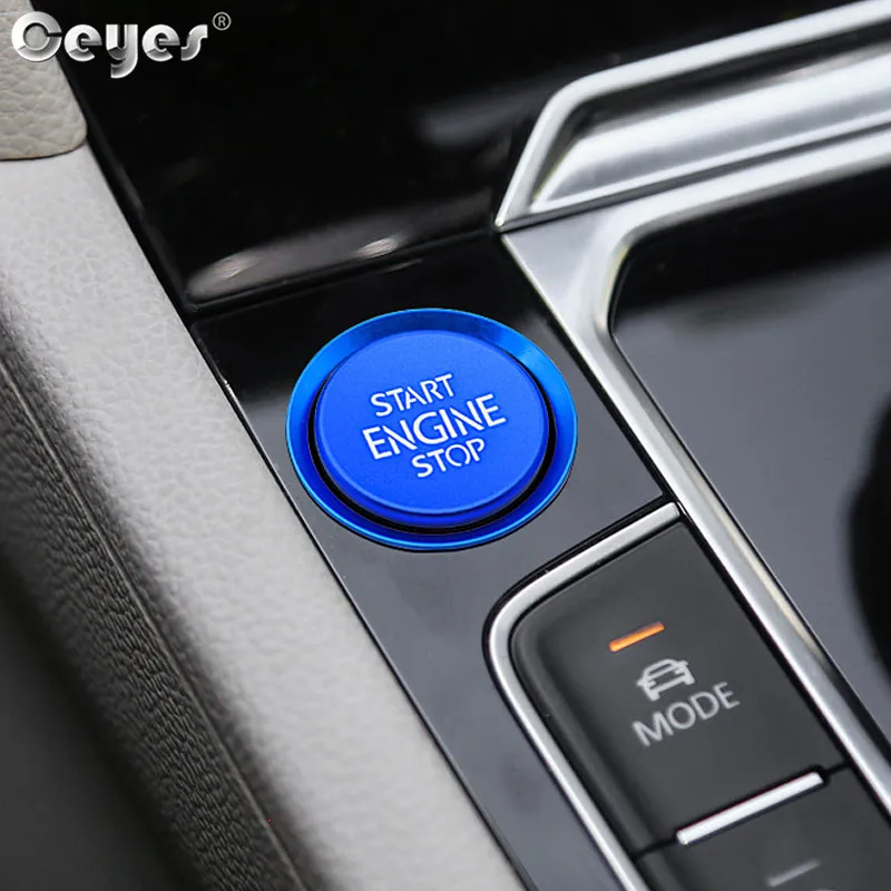 Car Start Engine Button Key Ring for VOLKSWAGEN AUDI SKODA SEAT (2)