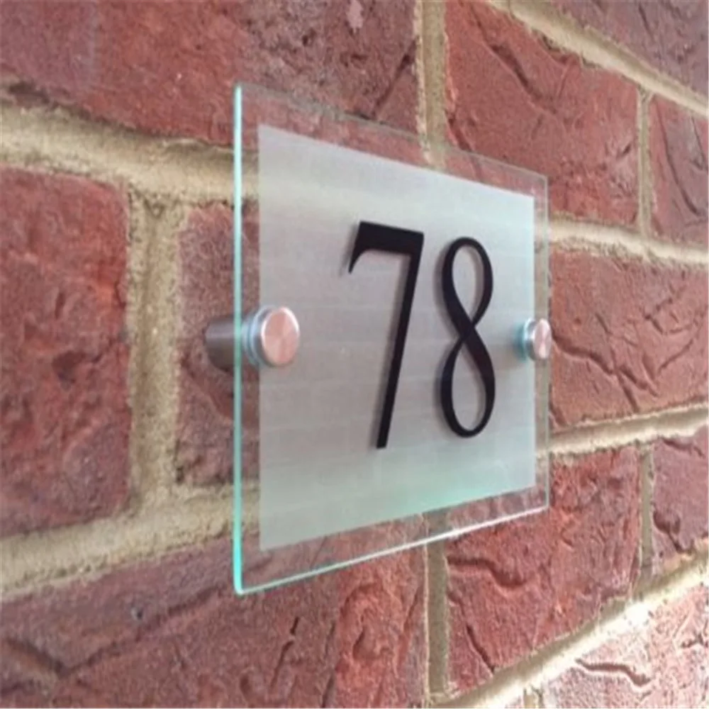 A casa acrílica clara moderna personalizada personalizada
