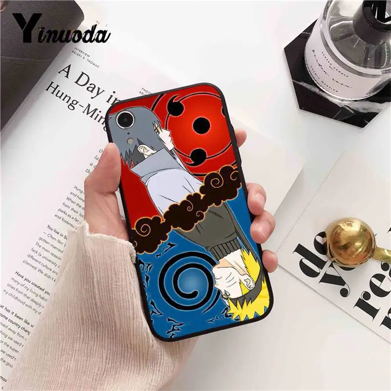 Yinuoda аниме Наруто Акацуки Coque Shell чехол для телефона для iPhone 8 7 6 6S 6Plus X XS MAX 5 5S SE XR 10 чехол 11 11pro 11promax