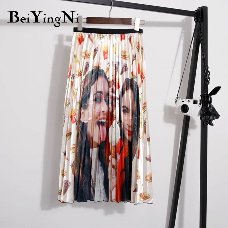Beiyingni 28 стильных в европейском стиле с изображением героев мультфильмов юбка