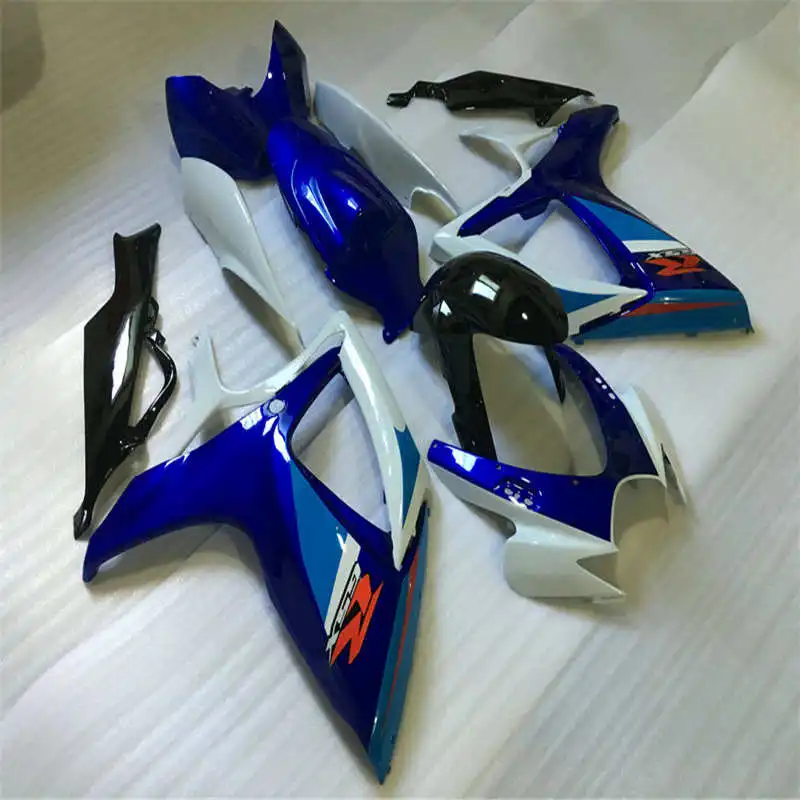

MOTOMARTS - Full Fairings for white blue black 2006 2007 GSXR 600 750 hot sale K6 GSXR600 GSXR750 fairing kit