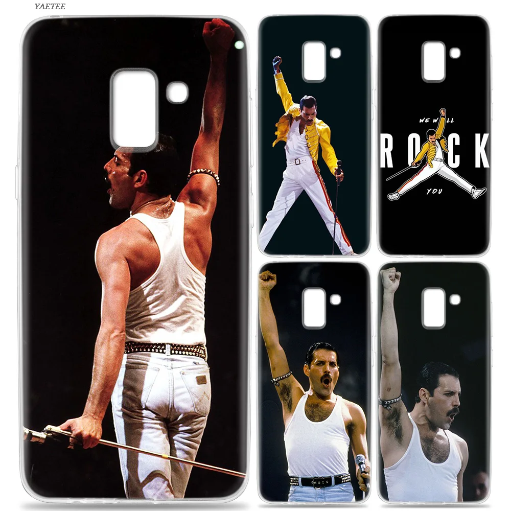 

Offical Original Painted Soft Case For Samsung Galaxy J4 J6 Plus J3 J5 J7 J8 J2 Pro 2018 2016 Cover Queen Freddie Mercury