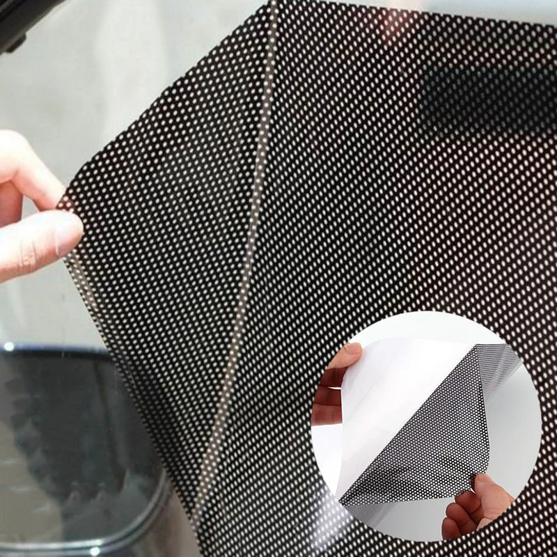 2x Автомобильное боковое окно, сетка от солнца, солнечная сетка, пленка, наклейки, УФ-защита, полезная