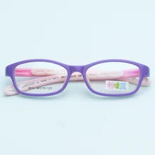 Новые детские зеркальные Мягкие силиконовые Tr90 защитные Нескользящие очки с рамкой для детей фиолетовые очки 013
