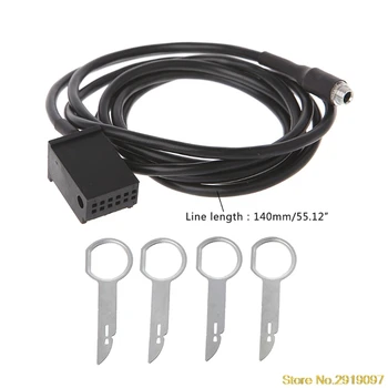 

OOTDTY 2018 New 6000 CD Mp3 Input Aux Cable Adapter For Mondeoping Support