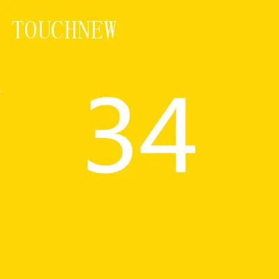 TOUCHNEW, 168 цветов, одиночные художественные маркеры, кисть, эскиз, на спиртовой основе, маркеры, двойная головка, манга, ручки для рисования, товары для рукоделия - Цвет: 34