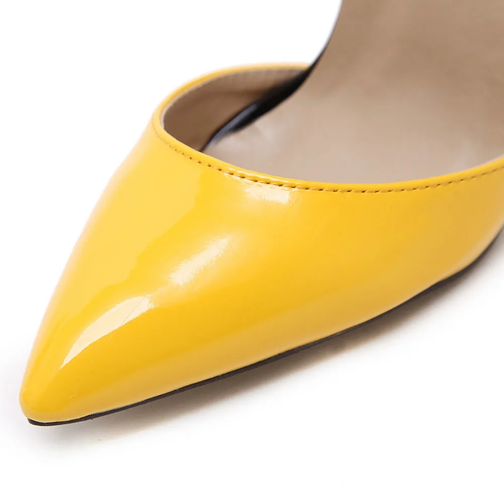 Mariage Sexy Mode Femmes Nouveau Bout deep De Discothèque Talons Jaune Pointu Partie Boucle Papillon Hauts Chaussures Sandales Purple Pompes Femme Rêve qx0xAv