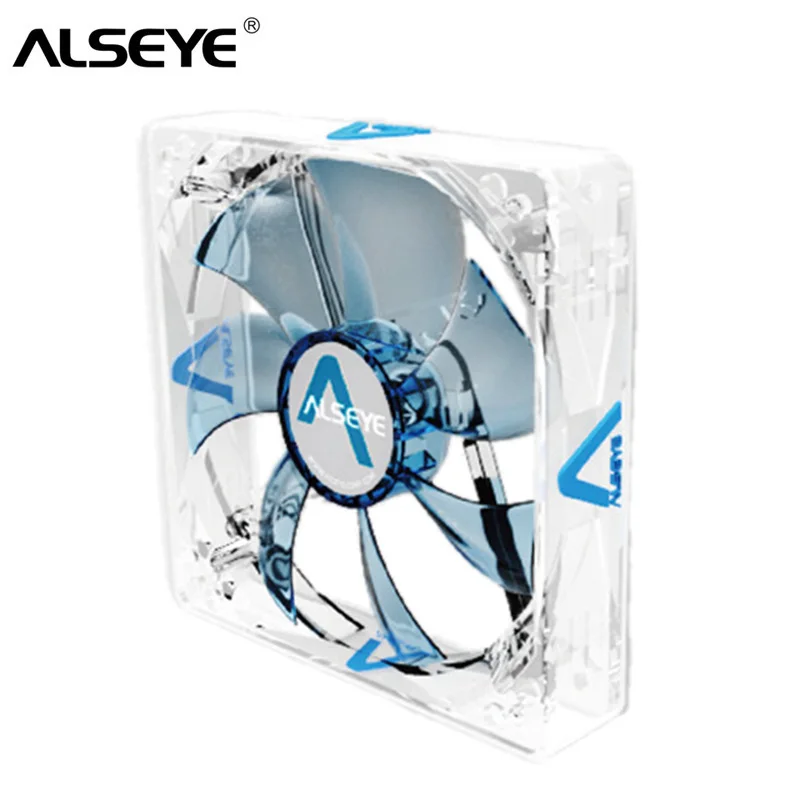 ALSEYE Компьютерный Вентилятор 120 мм 3 pin PC охлаждающий вентилятор 12v LED высокий