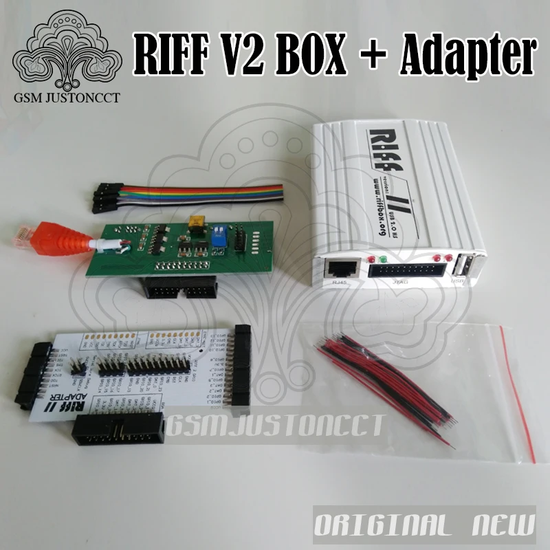 riff box 2 and adapter -gsmjustoncct -1