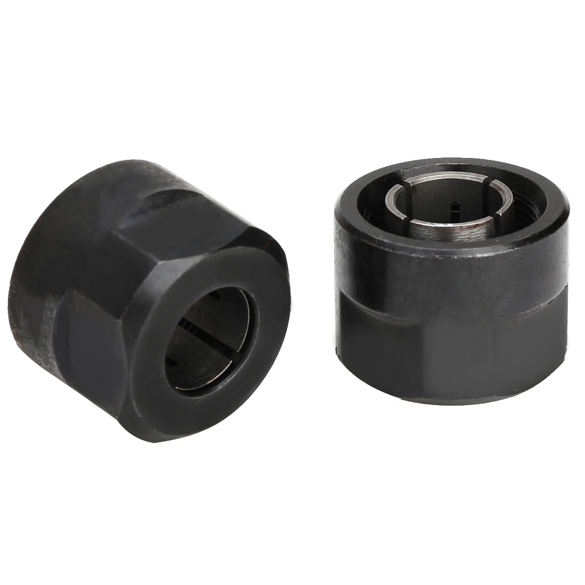2pcs Collet 1/2" 12.7mm 12mm Durable Router Collets for HITACHI 23421 M12VE M12VC M12V2 M12SE M12SA2