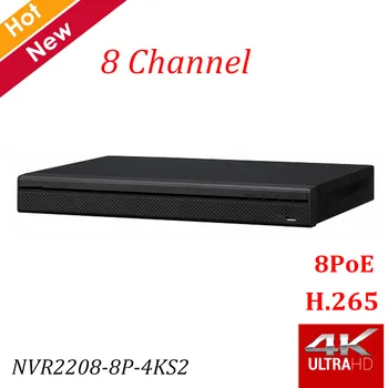 

Free shipping New DH 8ch NVR Recorder NVR2208-8P-4KS2 H.265 4k Network Video Recorder Up to 8Mp resolution preview POE NVR