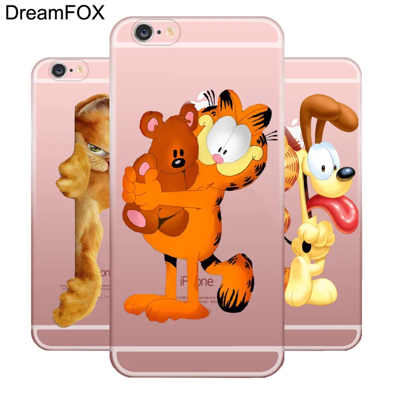 L055 Garfield Soft TPU Silicone Case Cover For Apple iPhone 11 Pro X XR XS Max 8 7 6 6S Plus 5 5S SE 5C 4 4S |