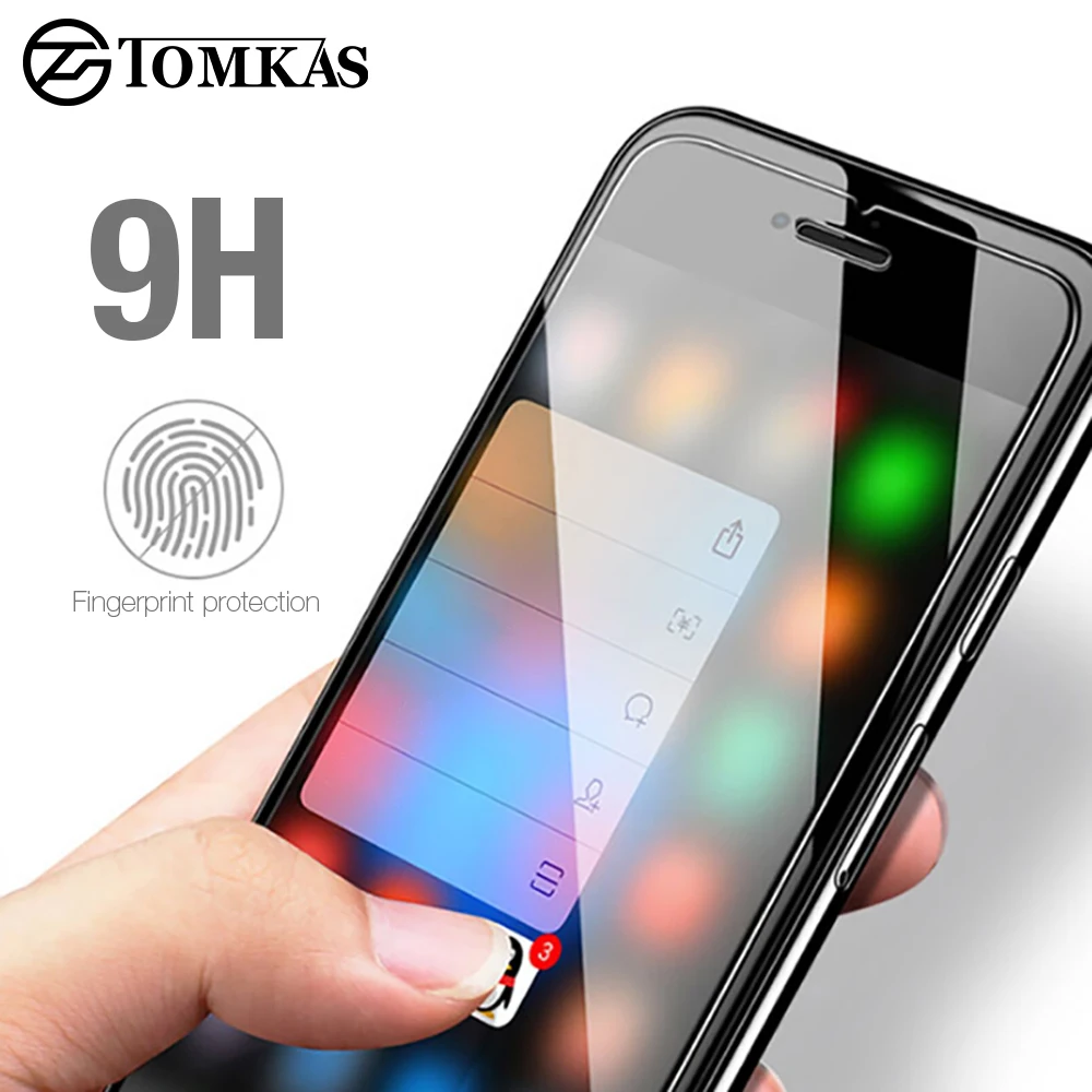 Ультратонкое закаленное защитное стекло для iPhone 7 6 6S XR 5S SE 4 защитная пленка 8 Plus XS