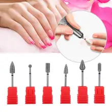 6 шт. шлифовальный круг для ногтей для электродрель для обработки ногтей маникюрный станок аксессуары инструменты для маникюра