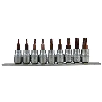 

9pcs 3/8 inch Torx Socket Wrench Set Car Repair Tool Metric Combination Bit
