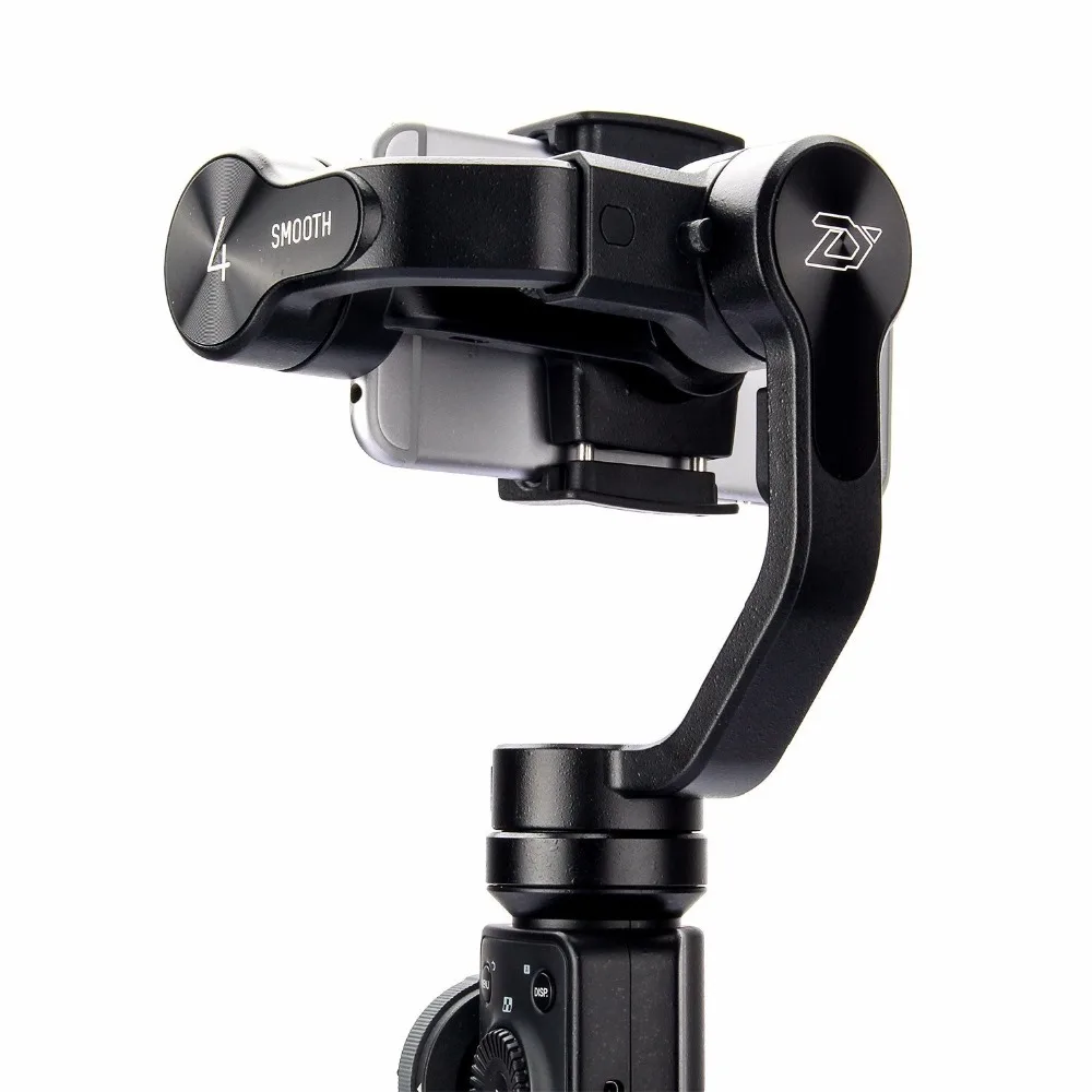 Zhiyun Smooth 4 3 Axis Gimbal Steadicam Стабилизатор для iPhone X 8 Gopro Hero 5 SJCAM SJ7 Xiaomi Yi 4k Экшн-камера