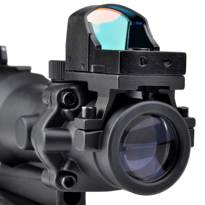Acog 4X32 оптический прицел с мини красной точкой снайпер Охота стрельба