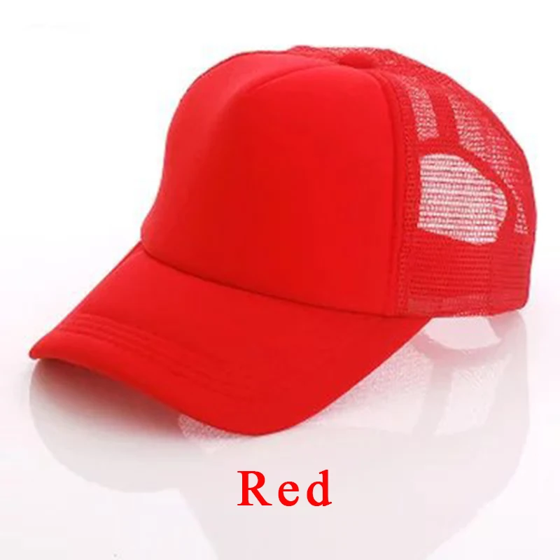 10 шт. бейсболки с логотипом на заказ родитель-детский головной убор бейсболка, шляпа, кепка Para Hombre бейсболка - Цвет: Красный