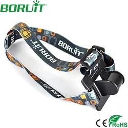 BORUiT Adjustable Head Strap Mount Headband Portable Helmet Strap Head Mount Cycling Accessories For LED Headlight Headlamp