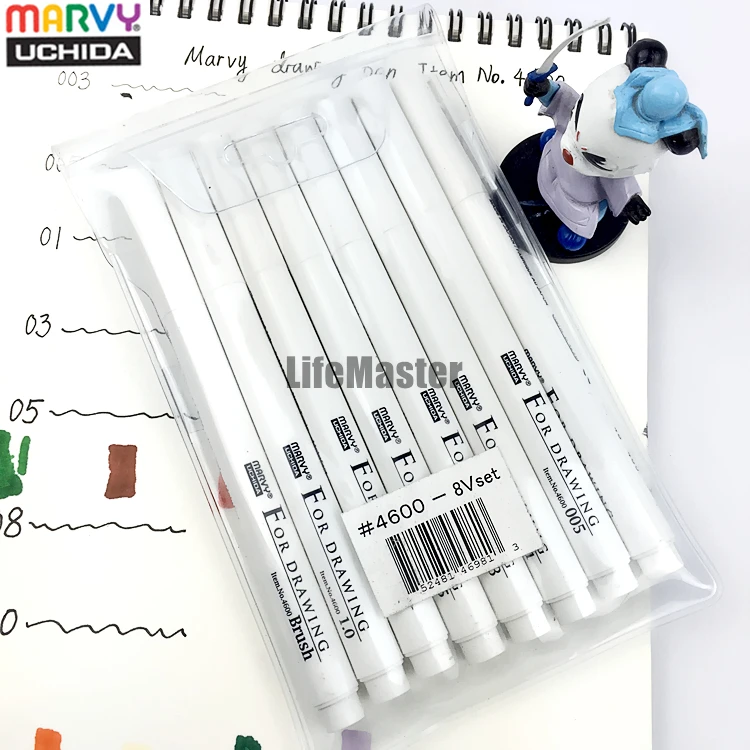 Водонепроницаемая ручка для рисования 8 шт./Лот 0 03 мм/0 05 1 3/0 5/0 8/1 мм|drawing pen|sketch linerpen