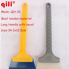 20 pack/DHL Qili qh-10 Автомобиль Лед длинная ручка очистки Скребки Инструменты снег лопатой коровьей пластиковый Ракель с 35 см ручка