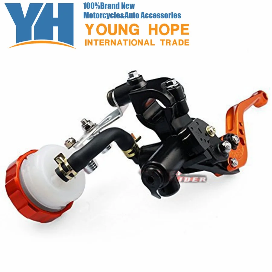 

Universal CNC 7/8"(22mm) ajustable Motorcycle Brake Clutch Pump Master Cylinder Set Kit Reservoir Levers