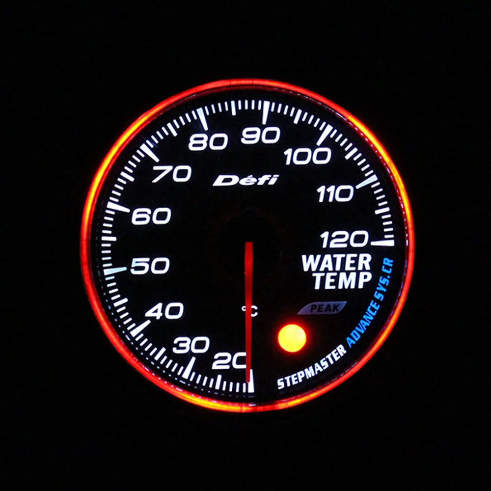 Online Defi CR 2.5inch 7Colors Oil Pressure Gauge Volt Water Temp Oil Press RPM Boost Turbo EXT Temp Fuel Press Car Auto Gauge