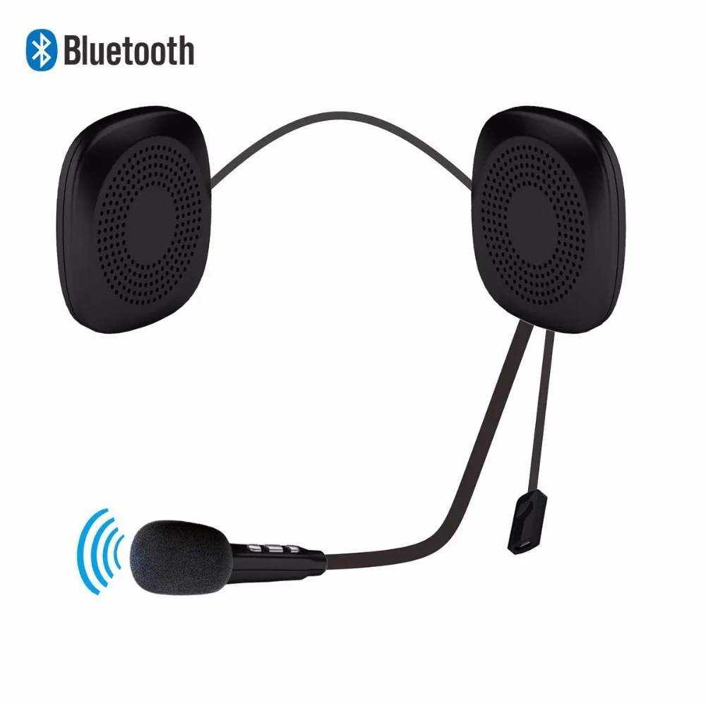 Беспроводная гарнитура SAIEOSYU для шлема Bluetooth совместима с большинством