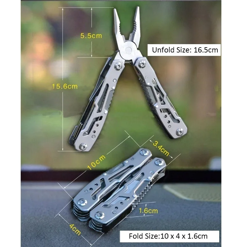 Outdoor Camping Survival Tools Multi Tool Pliers Versatile Repair (11)