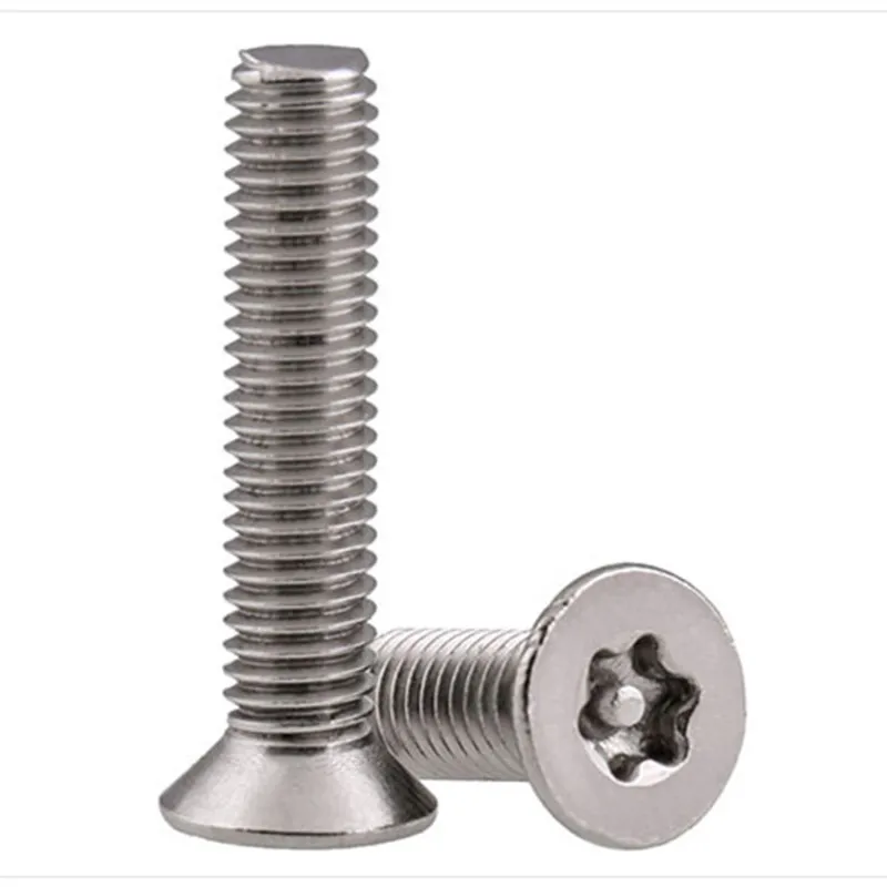 50pcs/lot Stainless steel countersunk head torx screw with pin security screws M4 M5 M6 *6/8/10/12/16/20/25/30/40/50 | Обустройство