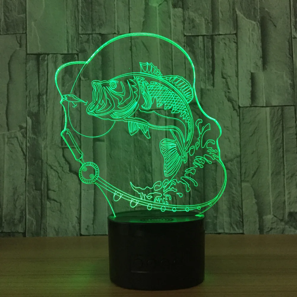 Lamparas De Mesa 3d настольные лампы для гостиной 7 цветов меняющая настольная лампа Deco